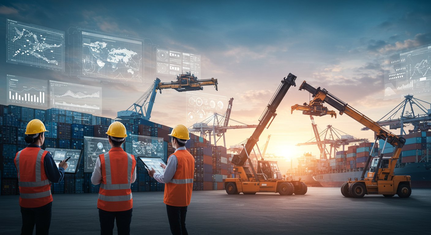 Electronic products (monitor, laptop, tablet, phone) on a table.